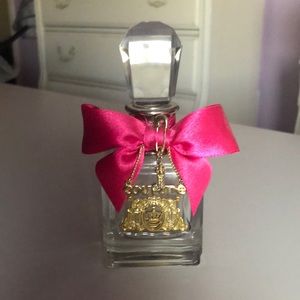 Juicy Couture Glass Perfume Bottle Lg. Size Empty